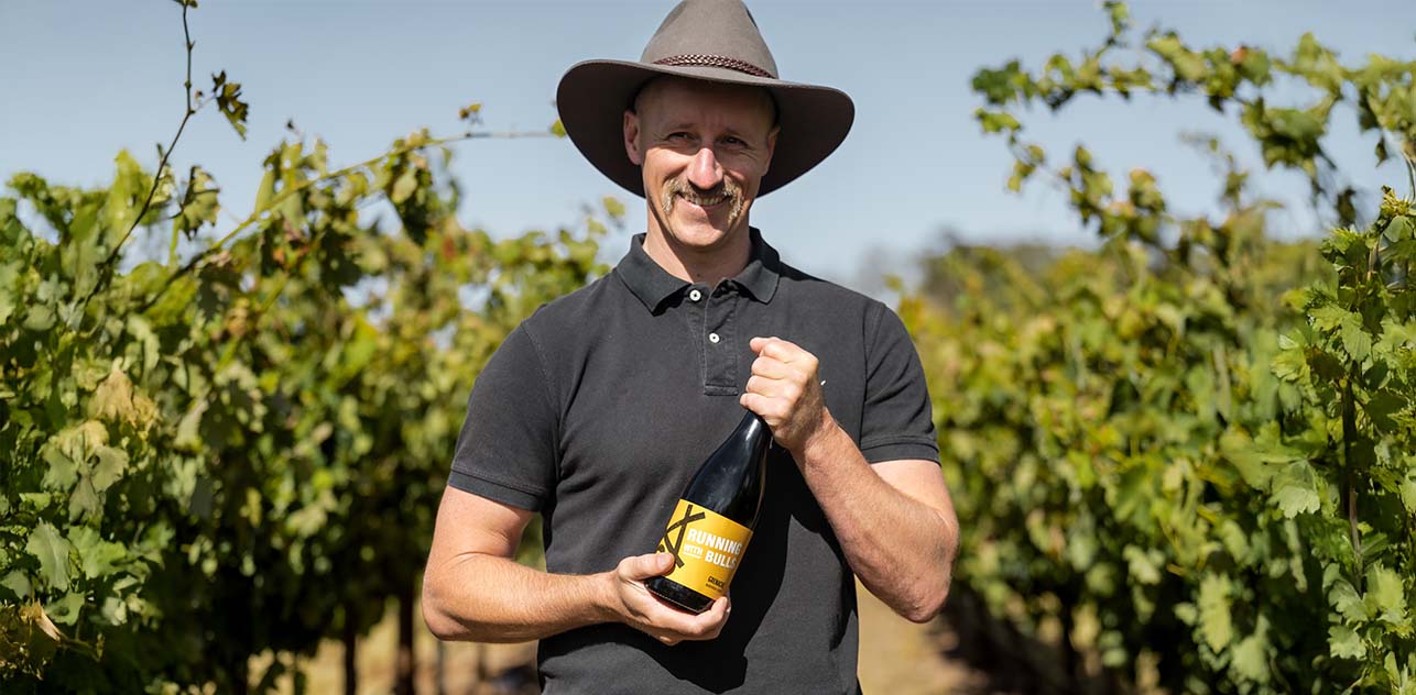 Running with Bulls Winemaker Sam Wigan